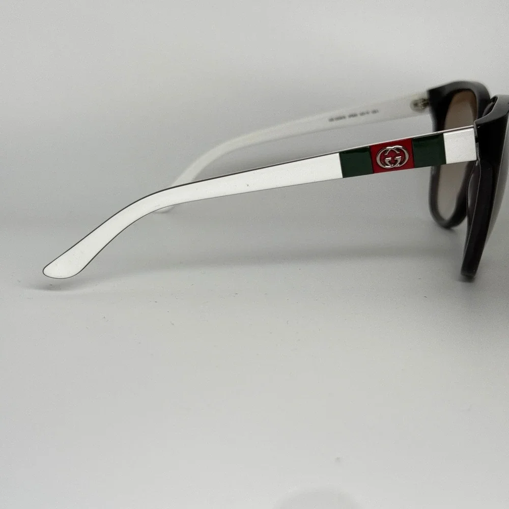 Gucci GG 3539/S 5FB81 Sunglasses‎ Black White Web Stripe 62-11-135 Made in Italy